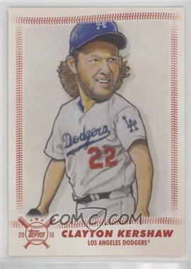 2018 Topps Big League - Star Caricatures - Reproductions #SCR-CK - Clayton Kershaw