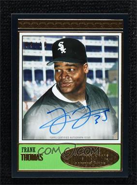 2018 Topps Brooklyn Collection - [Base] - Design 1 Black #BC1-FT - Frank Thomas /10