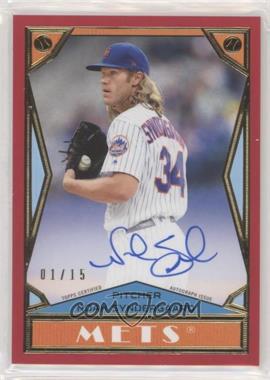 2018 Topps Brooklyn Collection - [Base] - Design 2 Red #BC2-NS - Noah Syndergaard /15