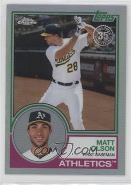 2018 Topps Chrome - 1983 Topps Refractor #83T-11 - Matt Olson