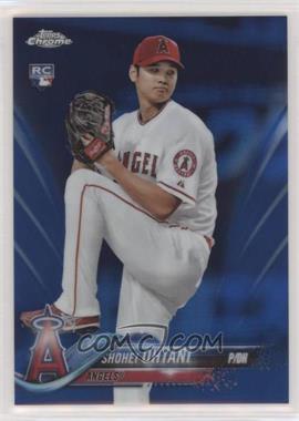 2018 Topps Chrome - [Base] - Blue Refractor #150 - Shohei Ohtani /150