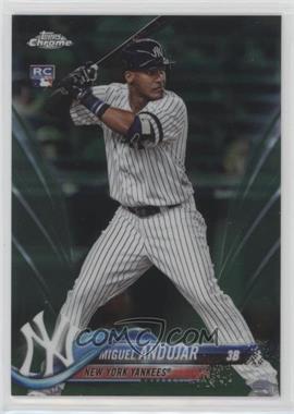 2018 Topps Chrome - [Base] - Green Refractor #14 - Miguel Andujar /99