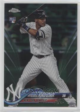 2018 Topps Chrome - [Base] - Green Refractor #14 - Miguel Andujar /99