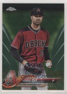 2018 Topps Chrome - [Base] - Green Wave Refractor #129 - Robbie Ray /99 [EX to NM]