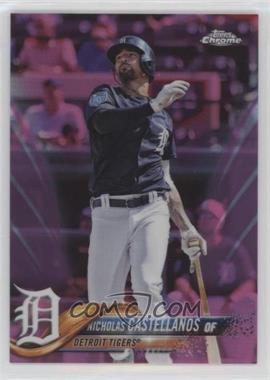 2018 Topps Chrome - [Base] - Pink Refractor #104 - Nicholas Castellanos