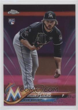 2018 Topps Chrome - [Base] - Pink Refractor #122 - Dillon Peters