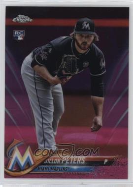 2018 Topps Chrome - [Base] - Pink Refractor #122 - Dillon Peters