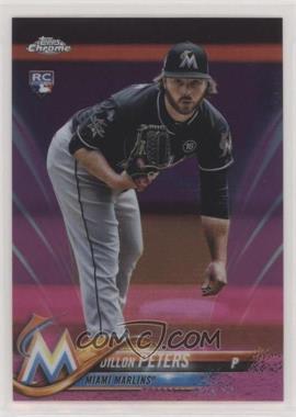 2018 Topps Chrome - [Base] - Pink Refractor #122 - Dillon Peters