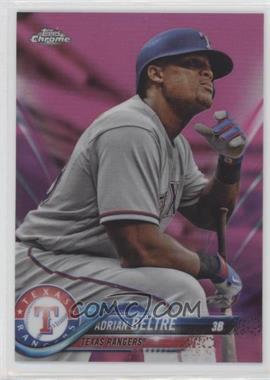 2018 Topps Chrome - [Base] - Pink Refractor #131 - Adrian Beltre