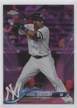 2018 Topps Chrome - [Base] - Pink Refractor #14 - Miguel Andujar