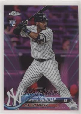 2018 Topps Chrome - [Base] - Pink Refractor #14 - Miguel Andujar