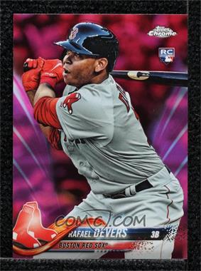 2018 Topps Chrome - [Base] - Pink Refractor #25 - Rafael Devers