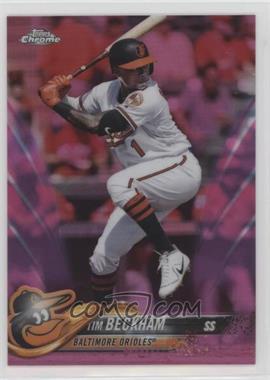 2018 Topps Chrome - [Base] - Pink Refractor #3 - Tim Beckham