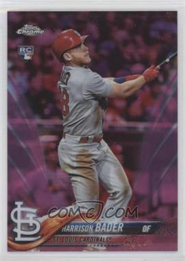 2018 Topps Chrome - [Base] - Pink Refractor #40 - Harrison Bader