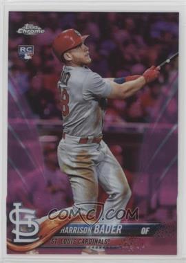 2018 Topps Chrome - [Base] - Pink Refractor #40 - Harrison Bader