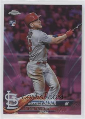 2018 Topps Chrome - [Base] - Pink Refractor #40 - Harrison Bader