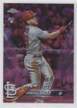 2018 Topps Chrome - [Base] - Pink Refractor #40 - Harrison Bader