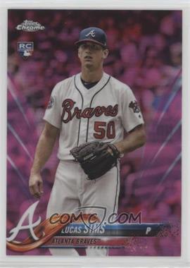 2018 Topps Chrome - [Base] - Pink Refractor #42 - Lucas Sims