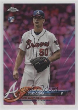 2018 Topps Chrome - [Base] - Pink Refractor #42 - Lucas Sims