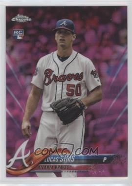 2018 Topps Chrome - [Base] - Pink Refractor #42 - Lucas Sims