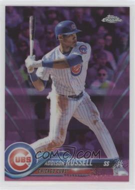 2018 Topps Chrome - [Base] - Pink Refractor #86 - Addison Russell