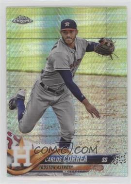 2018 Topps Chrome - [Base] - Prism Refractor #103 - Carlos Correa