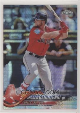 2018 Topps Chrome - [Base] - Prism Refractor #151 - Andrew Benintendi