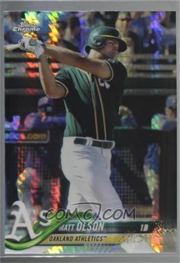 2018 Topps Chrome - [Base] - Prism Refractor #64 - Matt Olson