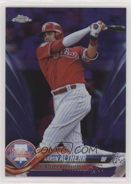 2018 Topps Chrome - [Base] - Purple Refractor #170 - Aaron Altherr /299