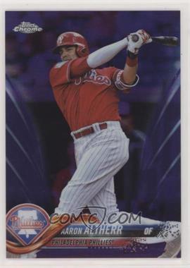 2018 Topps Chrome - [Base] - Purple Refractor #170 - Aaron Altherr /299