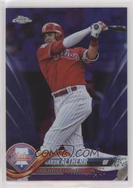 2018 Topps Chrome - [Base] - Purple Refractor #170 - Aaron Altherr /299