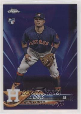 2018 Topps Chrome - [Base] - Purple Refractor #177 - J.D. Davis /299