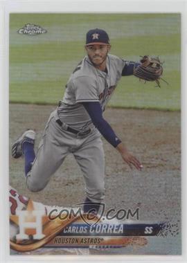 2018 Topps Chrome - [Base] - Refractor #103 - Carlos Correa