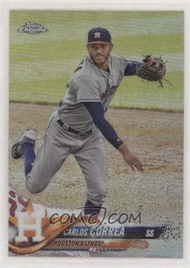 2018 Topps Chrome - [Base] - Refractor #103 - Carlos Correa