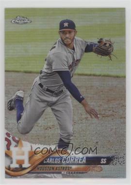 2018 Topps Chrome - [Base] - Refractor #103 - Carlos Correa