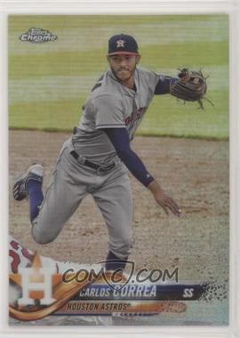 2018 Topps Chrome - [Base] - Refractor #103 - Carlos Correa