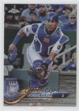 2018 Topps Chrome - [Base] - Refractor #107 - Salvador Perez