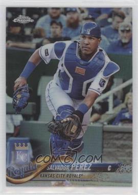 2018 Topps Chrome - [Base] - Refractor #107 - Salvador Perez