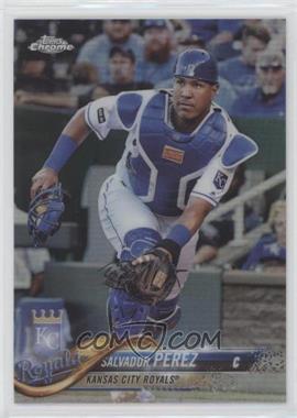 2018 Topps Chrome - [Base] - Refractor #107 - Salvador Perez