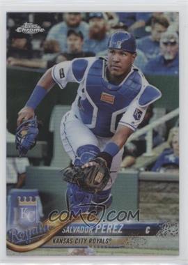 2018 Topps Chrome - [Base] - Refractor #107 - Salvador Perez