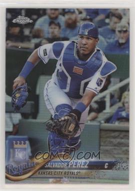 2018 Topps Chrome - [Base] - Refractor #107 - Salvador Perez