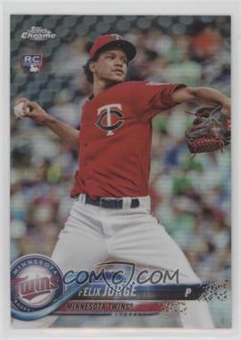 2018 Topps Chrome - [Base] - Refractor #127 - Felix Jorge