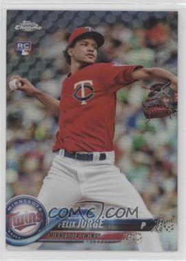 2018 Topps Chrome - [Base] - Refractor #127 - Felix Jorge