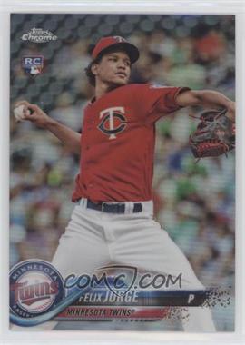 2018 Topps Chrome - [Base] - Refractor #127 - Felix Jorge