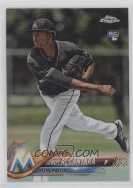 2018 Topps Chrome - [Base] - Refractor #128 - Sandy Alcantara