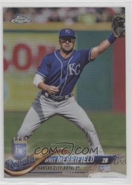 2018 Topps Chrome - [Base] - Refractor #144 - Whit Merrifield