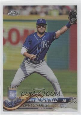 2018 Topps Chrome - [Base] - Refractor #144 - Whit Merrifield