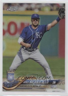 2018 Topps Chrome - [Base] - Refractor #144 - Whit Merrifield