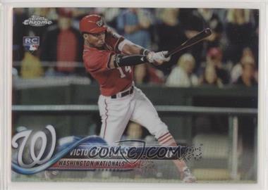 2018 Topps Chrome - [Base] - Refractor #175.1 - Victor Robles (Batting)