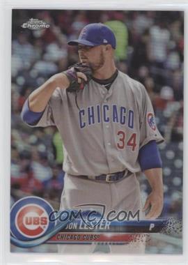 2018 Topps Chrome - [Base] - Refractor #191 - Jon Lester